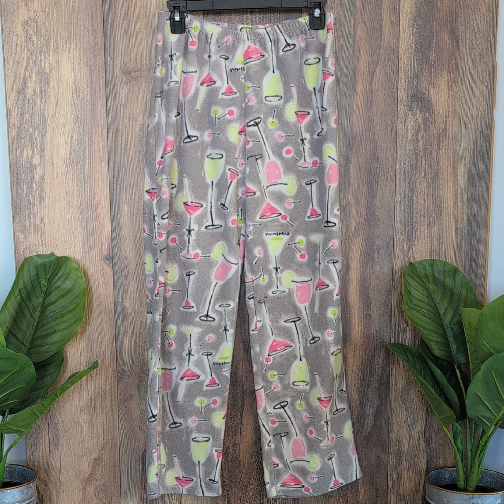 HUE Cocktail Print Pajama Pants S           C641